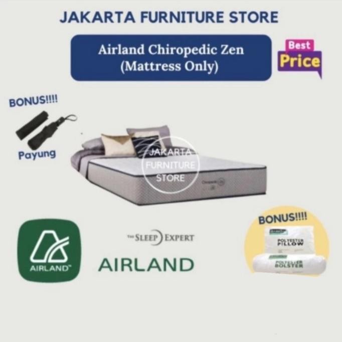Promo Spring Bed Airland Chiropedic Zen (Mattress Only) Uk. 180x200