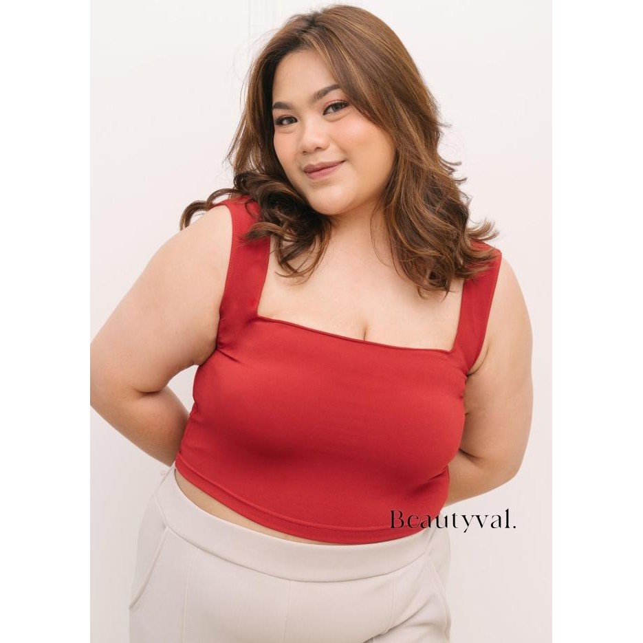 LUNA SQUARE TANKTOP JUMBO TANKTOP CROP BEAUTYVALSTORE