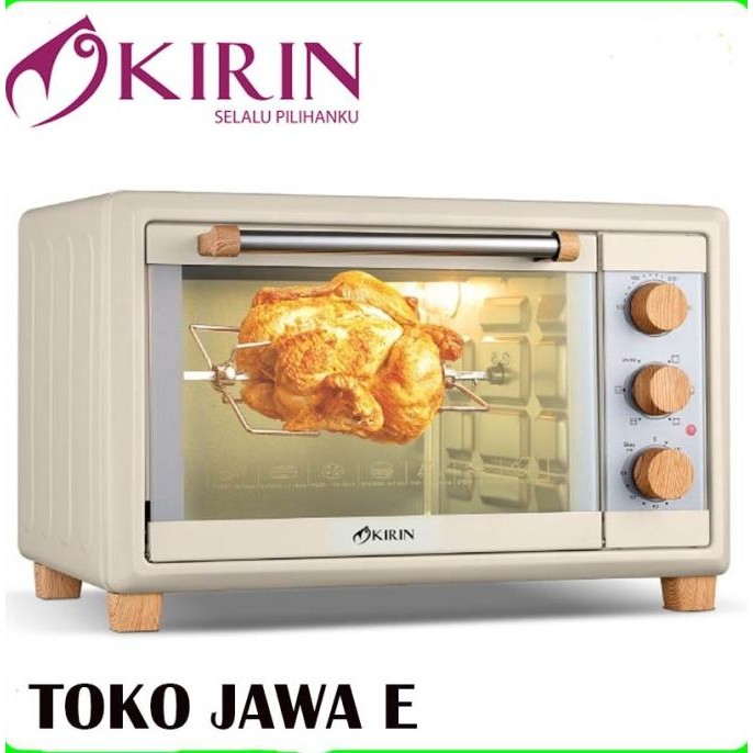 oven kirin + microwave kirin kbo-200ra oven listrik kapasitas besar 20 liter - low watt kualitas pre