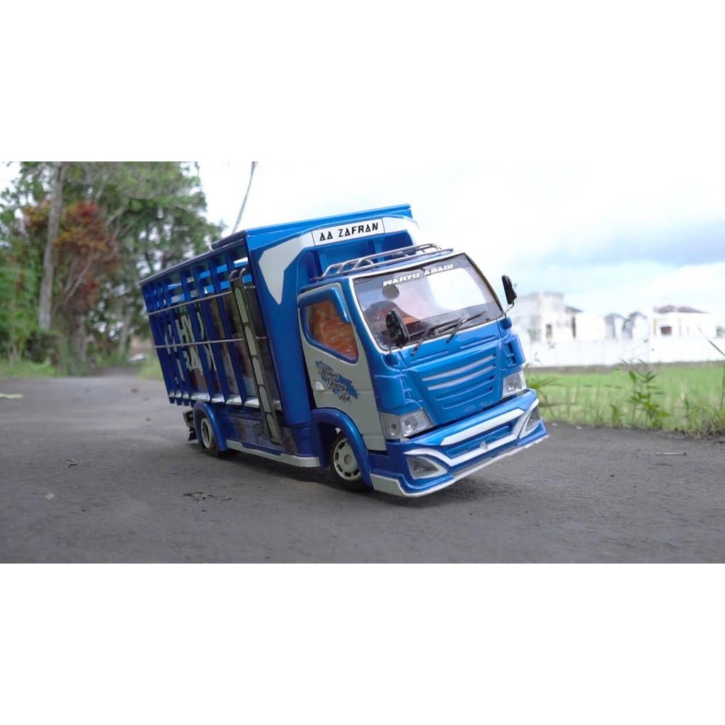 COD miniatur truk oleng wahyu abadi bonus terpal, trek oleng, truck oleng miniatur, truk oleng kayu 