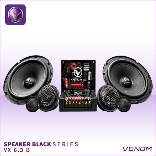 Speaker 3Way Venom Black