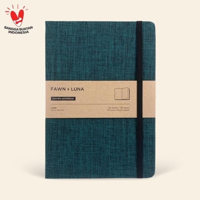 

Fawn & Luna - Hunter Green - Notebook Large A5 - Buku Jurnal/Agenda/Diary/Catatan