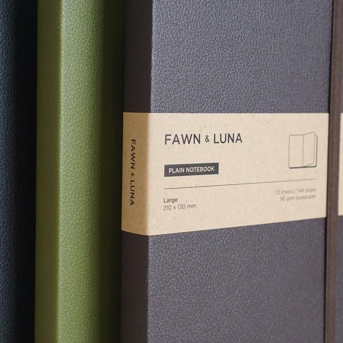

Fawn & Luna - Woodside Brown - Notebook Small A6 - Buku Jurnal/Agenda/Diary/Catatan