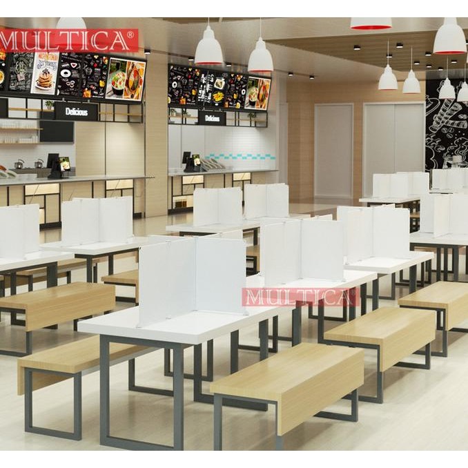 Bisa Spk Multica Sekat Pembatas Meja Anti-Virus Covid-19 Pakai Restaurant