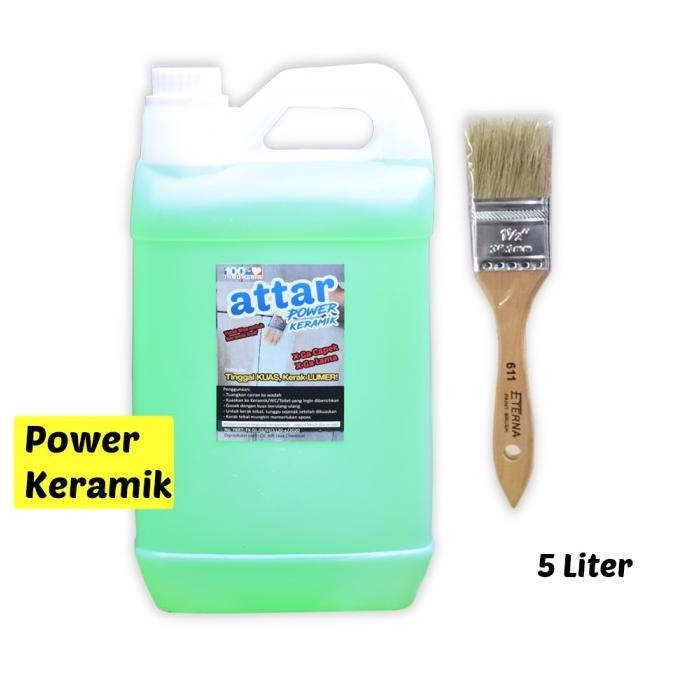 Formula Baru Attar Power Cairan Pembersih Keramik /Wc/ Toilet 5 Liter