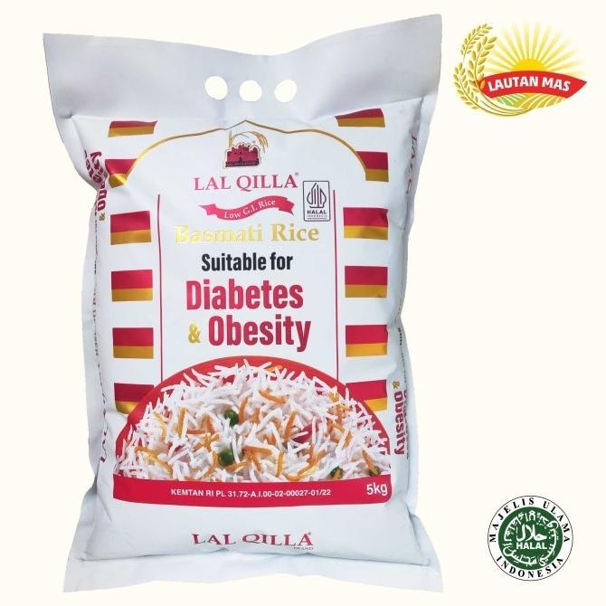 

Lal Qilla Diabetes Beras Basmati 5KG