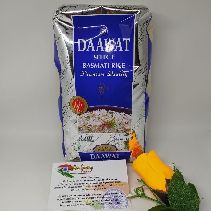 

Basmati Rice Daawat Select 1kg