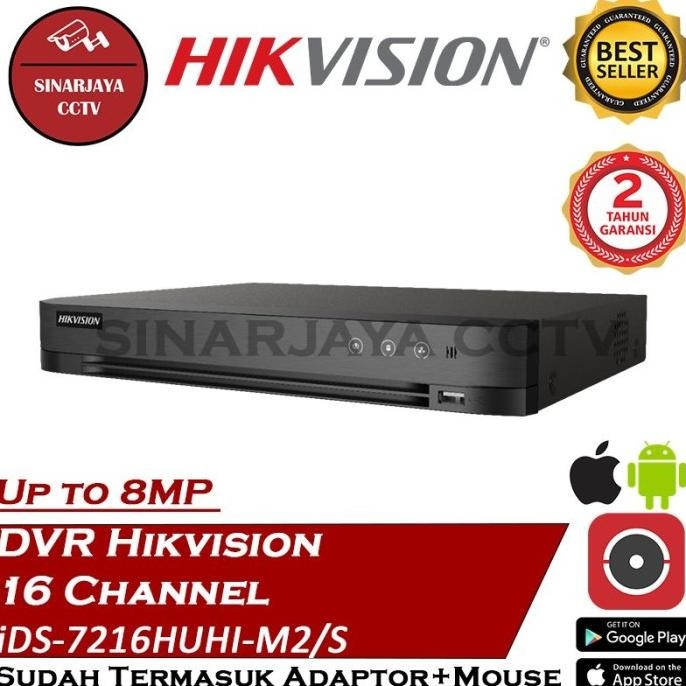 TERSEDIA PROMO DVR 16CHANEL HIKVISION DS-7216HUHI-K2/S(3MP-5MP)
