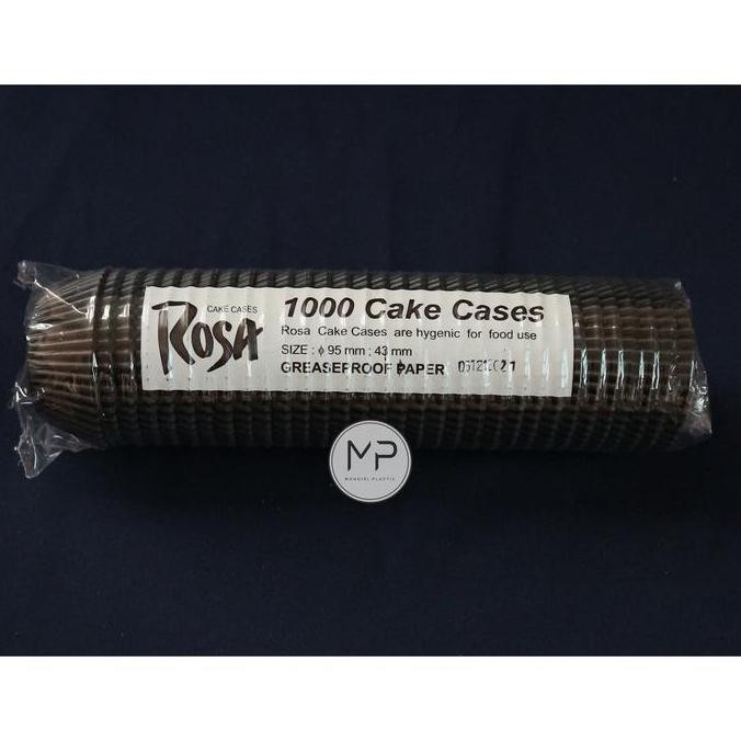 Cup Kue Kertas Coklat 95Mm (Berlapis Minyak) 1000Lbr