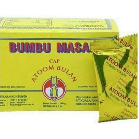 

Bumbu masak Instan cap atom bulan Seblak Baso aci Mie Ayam Bawang