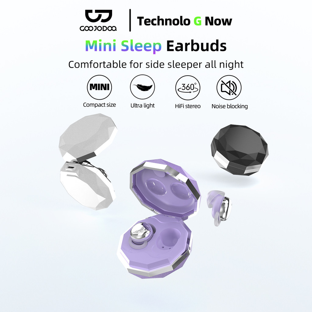 Goojodoq TWS Earphone Bluetooth J231 5.3 Headphones Wireless Soft Noise Reduction Earbuds Headset