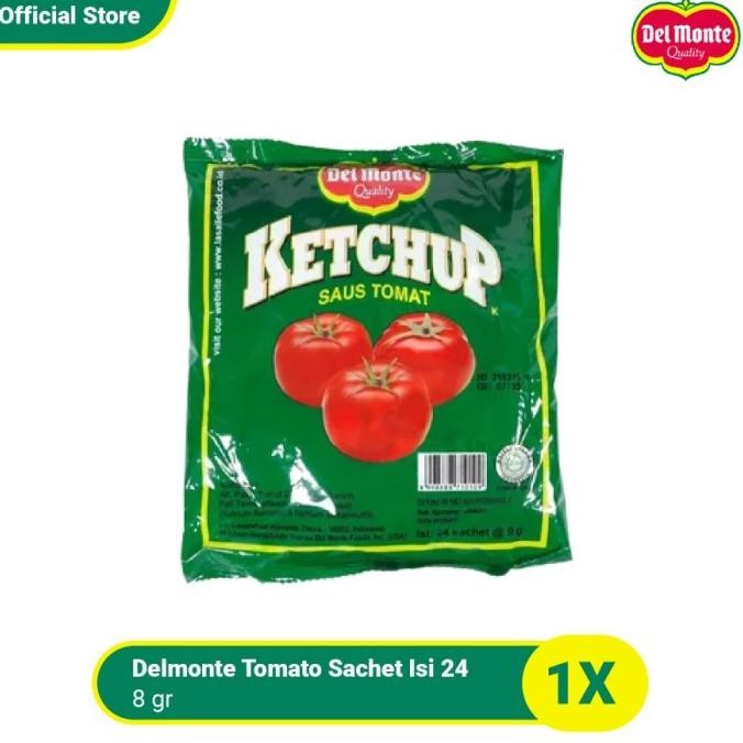 

Delmonte Tomato Sachet Isi 24 / Delmonte Tomato Sauce Sachet Ketchup Saket isi 24PCS Saos Tomat