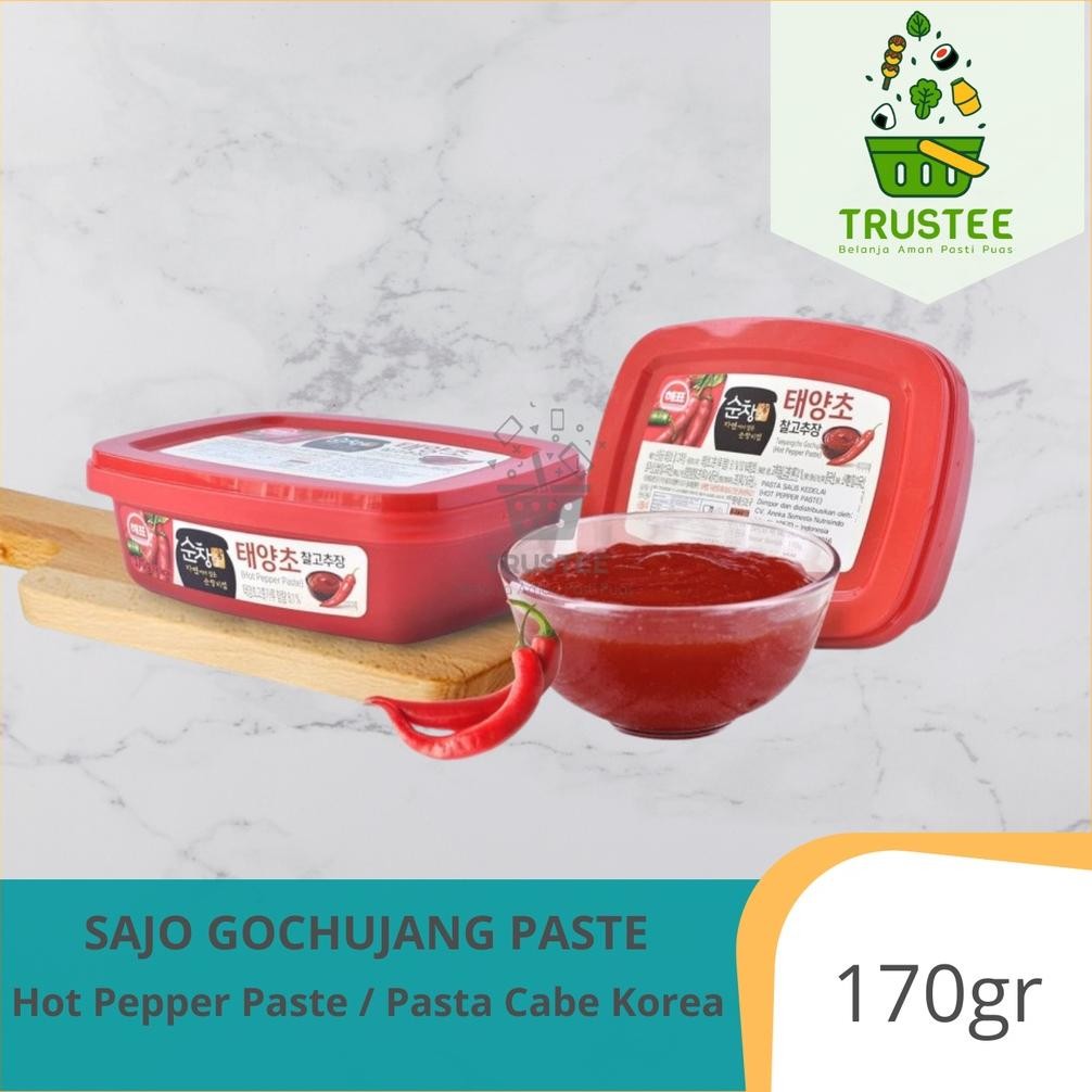 

ukd-23 ter-98 Sajo Gochujang 170gr/ Sambal Pasta Korea/ Hot Pepper Paste Termurah Terlaris