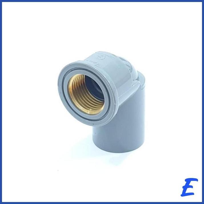 | BLR | Knee L Drat Dalam 1/2Inch Kuningan Fiting Kran keran Air Drat 1/2"