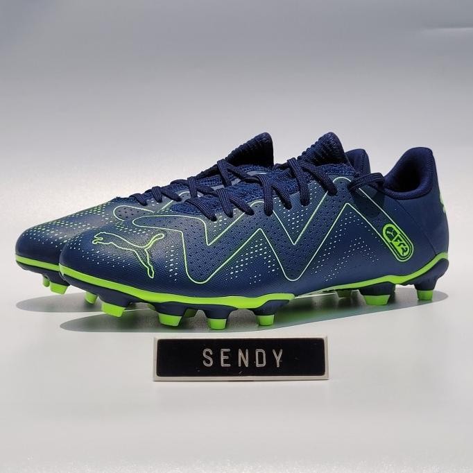 Terlaris Puma Future Play Fg / Ag 107377 03 Persian Blue Pro Green Warna Biru Navy Hijau Stabilo Ori