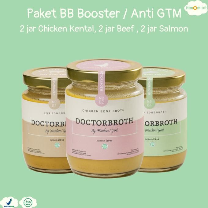 

Terbaru Paket BB Booster dan Anti GTM 6 Jar - Doctor Broth - Kaldu Tulang