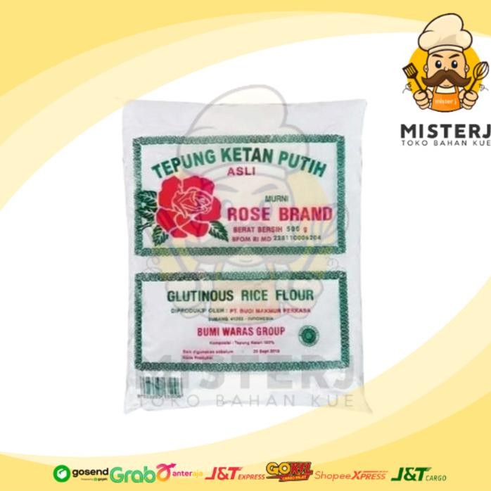 

Terlaris Tepung Beras Ketan Putih Rose Brand 500Gr