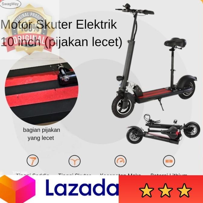 MOTOR LISTRIK SKUTER ELEKTRIK DUDUK SEATER ELECTRIC SCOOTER NON REMOTE