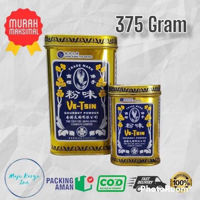 

Terbaru Vetsin Hongkong Gourmet Powder 375 g / Ve -Tsin Micin penguat rasa