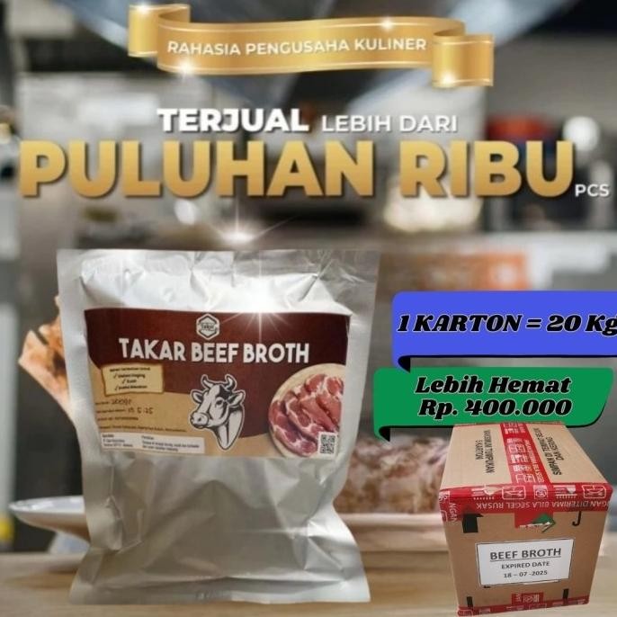 

Terbaru Beefbroth kemasan kg dan 1kg