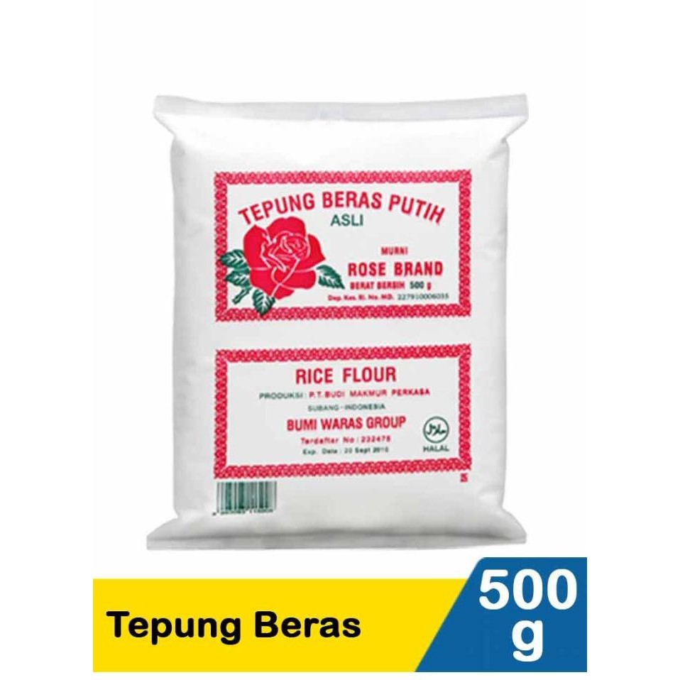 

Terlaris Tepung Beras Rose Brand 500Gr
