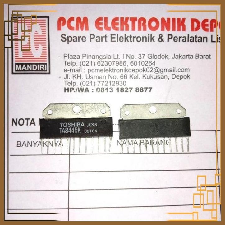 [PCM] TA8445K TA 8445K TA8445 K TA 8445 K TOSHIBA ORIGINAL