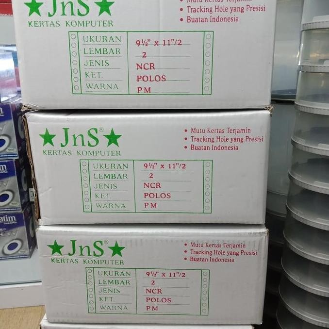 

TERMURAH - Kertas continuous form Jns 2 ply bagi 2