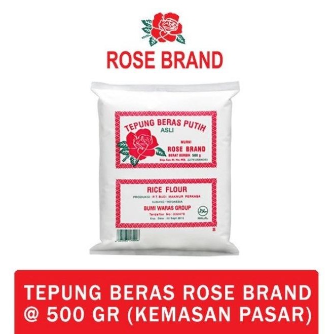 

Terlaris Tepung Beras Rosebrand Kemasan Pasar Ekonomis 500 Gram