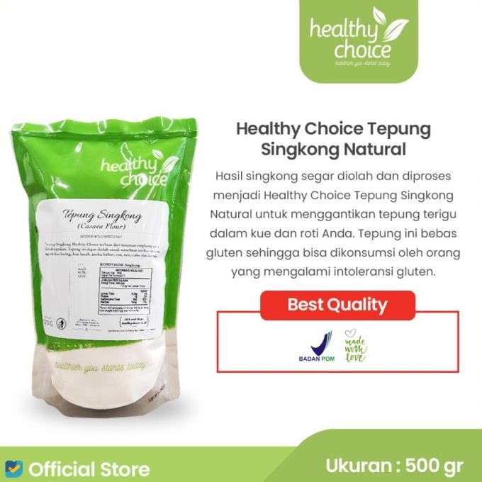 

Terlaris Healthy Choice Tepung 500Gr (Tepung Beras, Beras Hitam, Ubi Ganyong, Singkong, Ubi Garut, Beras Merah, Ubi Ungu, Pisang, Sagu, Ketan, Shorgum)