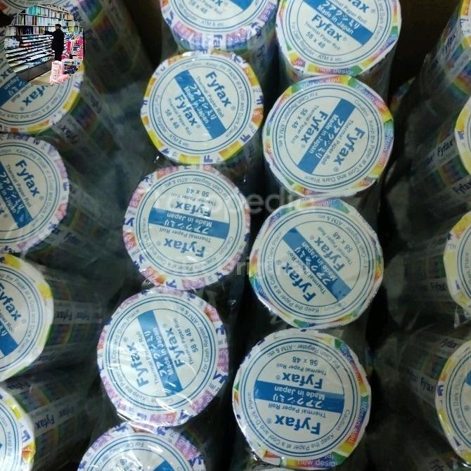 

TERLARIS - kertas thermal roll kasir 58x48 FYFAX isi 100 pcs