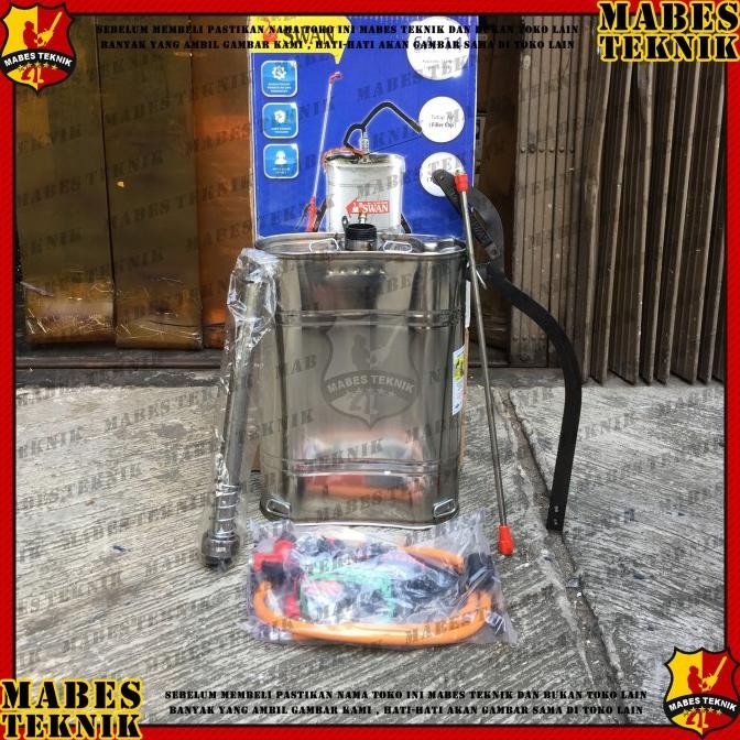 Alat Semprot Swan Sa-14 - Sprayer Tangki Stainless Manual Swan Sa14 New Stok