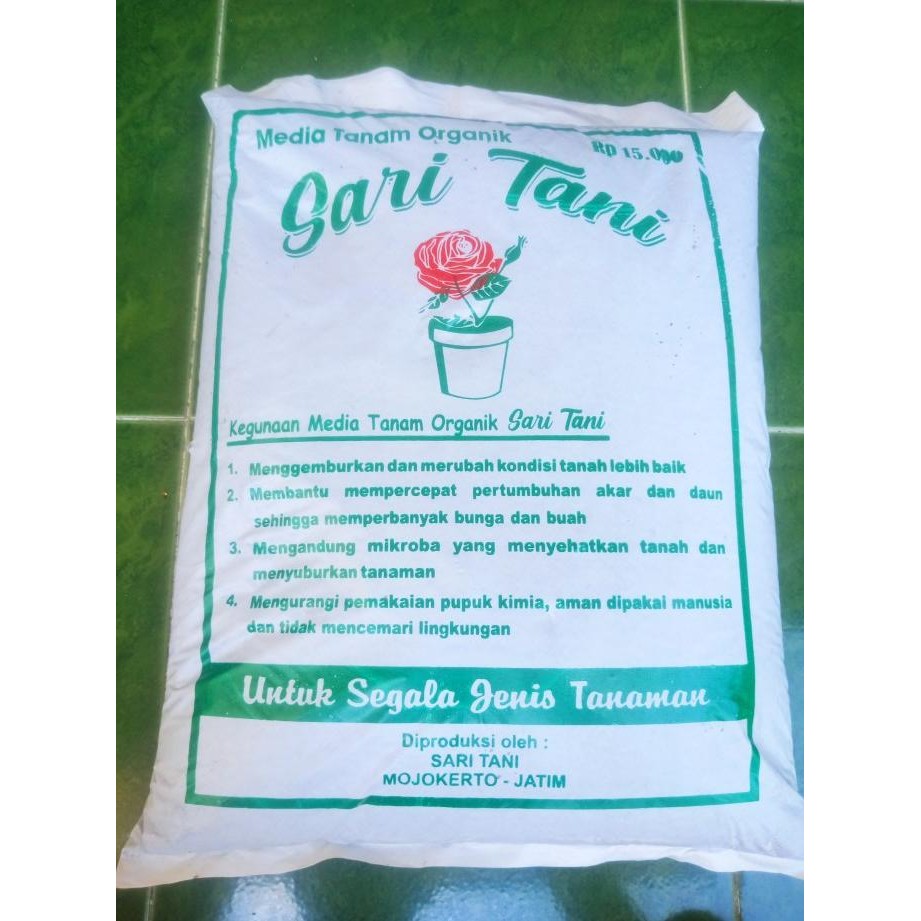 

Terlaris Media Tanam Organik Sari Tani - Pupuk Sari Tani 3 Kg
