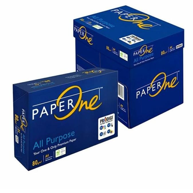 

BEBAS ONGKIR - kertas A4.80 gsm paper one