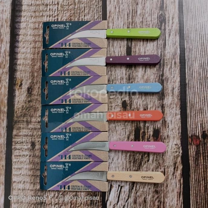 Opinel N114 Vegetable Knife Pisau Ukir Buah Okulasi Cangkok France New Stok