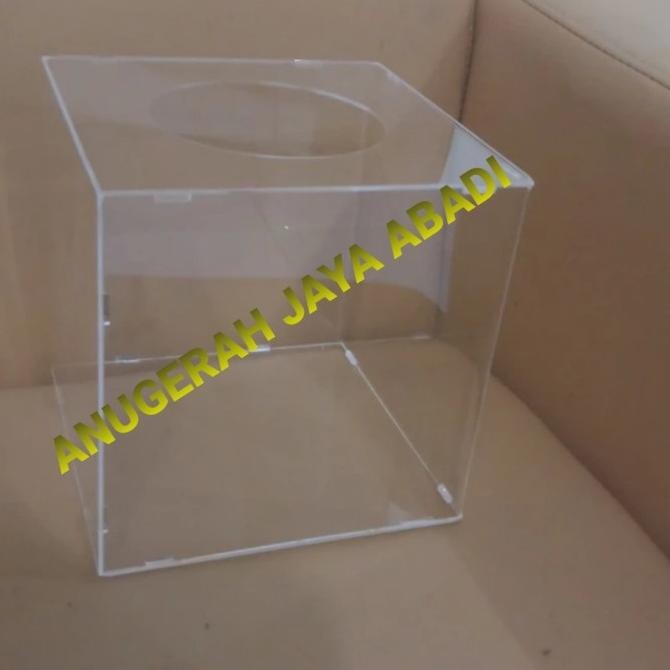 

baru !!! UNDIAN KOTAK ACRYLIC BOX LUCKY DIP/KOTAK UNDIAN ACRILIC 20x20x20 2mm murah
