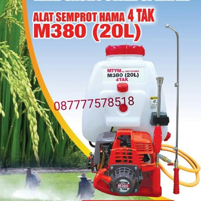 Alat Semprot Hama 4Tak Sprayer Engine Motoyama M 380 New Stok