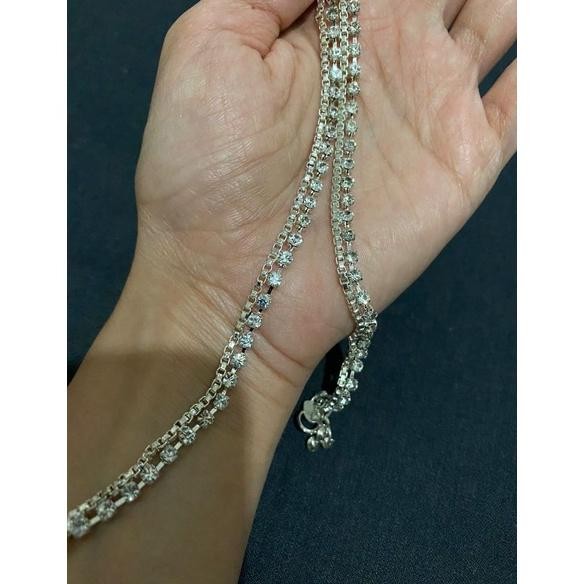 payal/gelang kaki india dapat sepasang (kanan kiri)/Gelang kaki asli India/Gelang kaki emas india