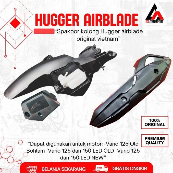 New HUGGER SPAKBOR KOLONG VARIO 125 150 HUGGER AIRBLADE OIRIGNAL VIETNAM MODEL TERBARU HUGGER VARIO 