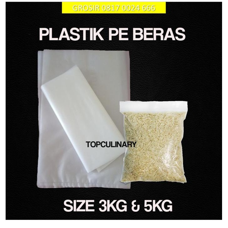

Terlaris Plastik Beras 5Kg Pe Tebal Beras Gula Tepung Bingkisan
