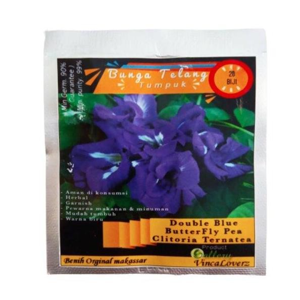 

Terlaris Benih Bibit Bunga Telang Biru 20 Biji Tanaman Hias Teh Herbal Teleng