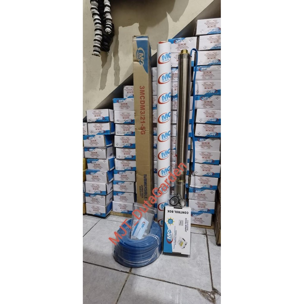 Pompa Satelit 3" Nasional MC 1 HP + Kabel Satelit 50m