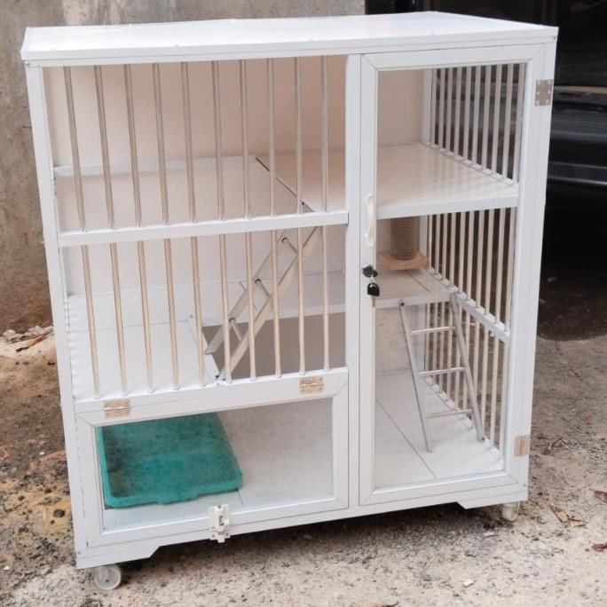 Kandang Kucing Alumunium 1 Jumbo