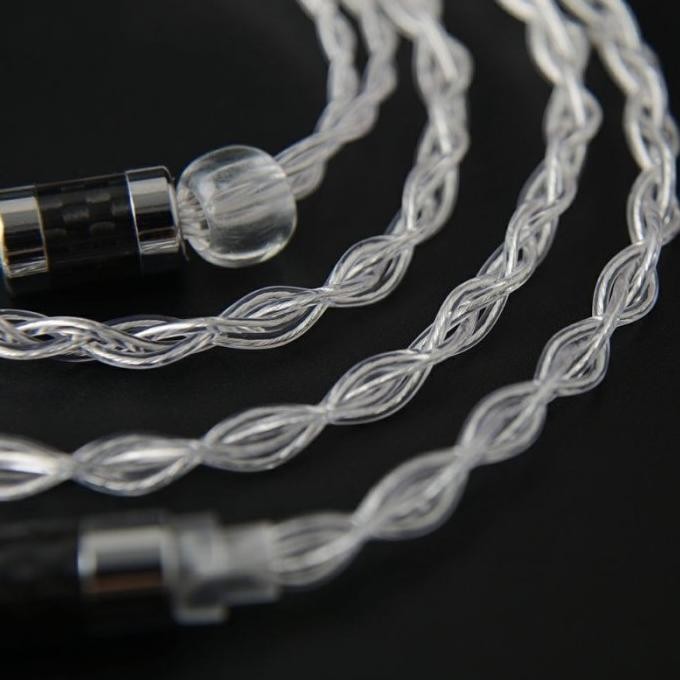 Sale Nicehck 4N Litz Pure Silver Earphone Upgrade Cable 2Pin 0.78 Mmcx Qdc