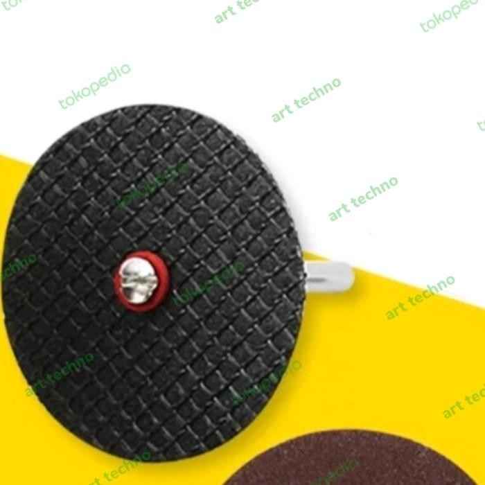 as batang mata bor + gerinda potong disc mesin adapter