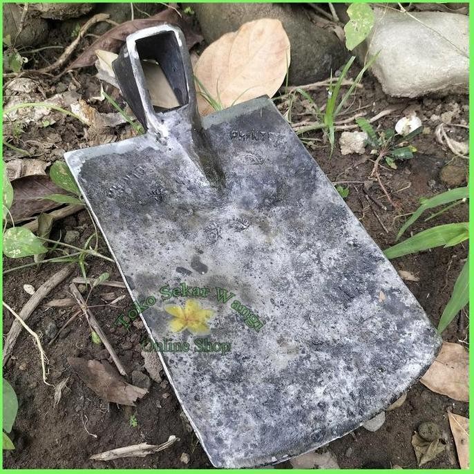 Pacul Pande Original Blitar Cap Mata Ukuran 17X26 Cm / Cangkul Sawah (Tembus) Bahan Full Baja New St