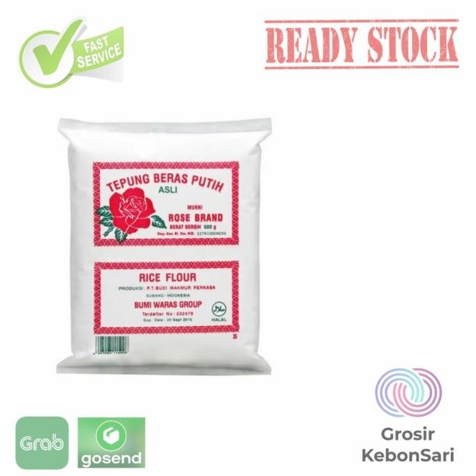 

Terlaris Tepung Beras Rosebrand 500Gr
