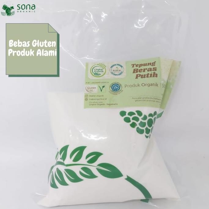

Terlaris Tepung Beras Putih 500Gr - Lingkar Organik - Bebas Gluten