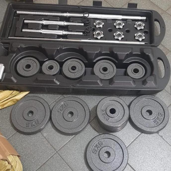 Sale Dumbell Barbell Set 50Kg Plus Koper