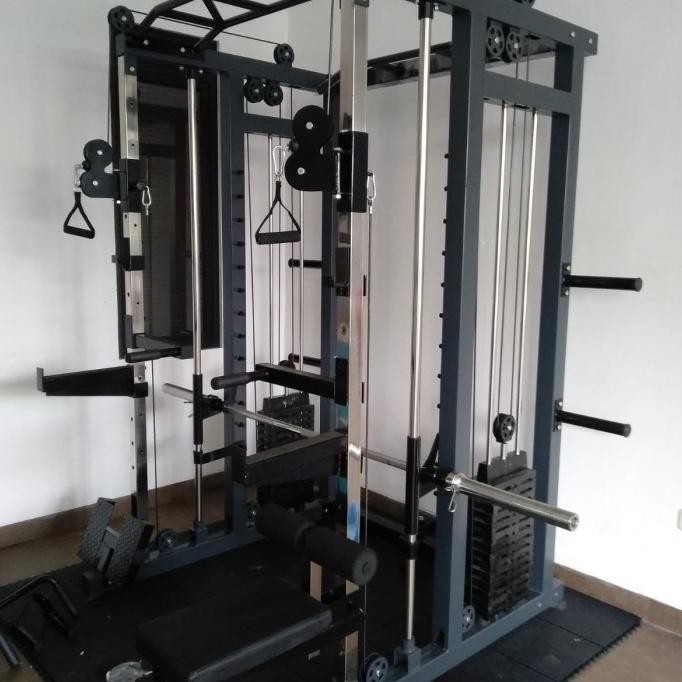 Murah Smith Machine Cable Crossover Cablecrosover Multi Fitness