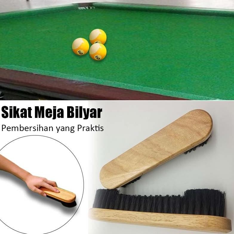 PROMO Sikat Meja Billiard Table Brush Billiard Alat Pembersih Meja Utk  Isak/Meja Billiard Murrey/Xi